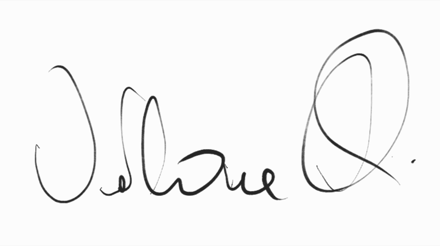 Signature de Vélina Élysée Charlier